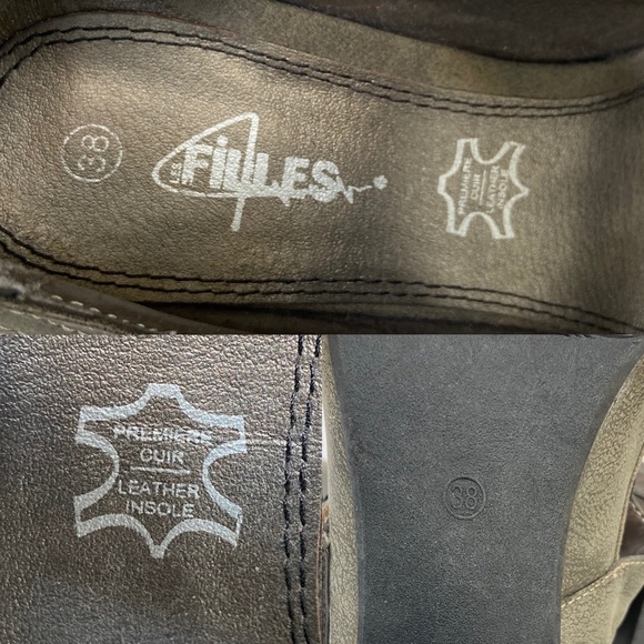 Avec Les Filles Mary Jane Heels w/Flower Green 7.5 - Picture 13 of 14